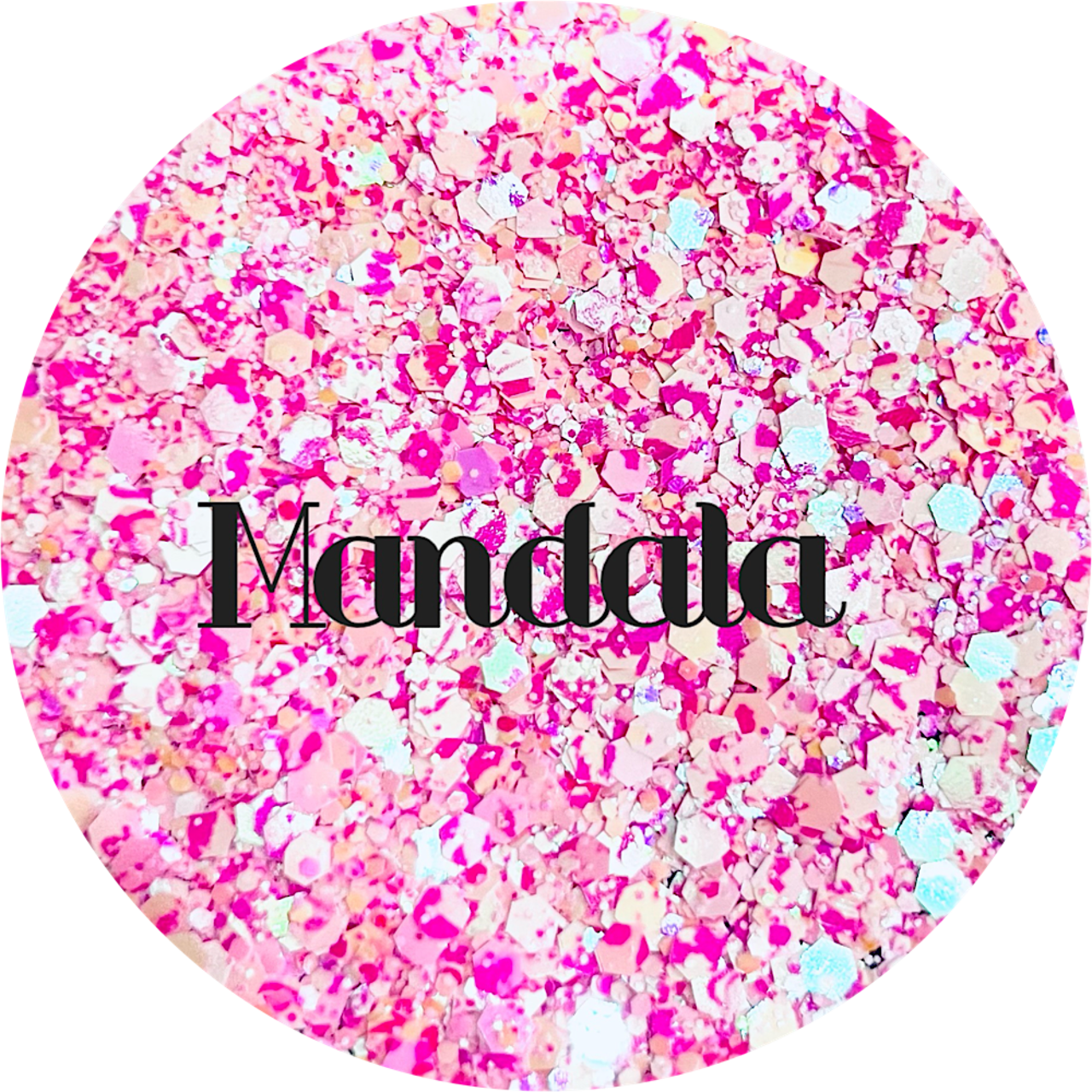 Polyester Glitter - Mandala by Glitter Heart Co.&#x2122;